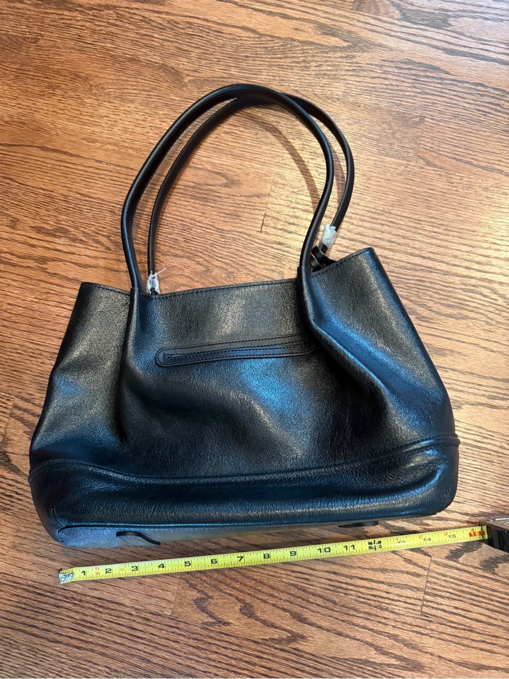 Brighton Black Floral-Embossed Shoulder Bag - Picture 5 of 7